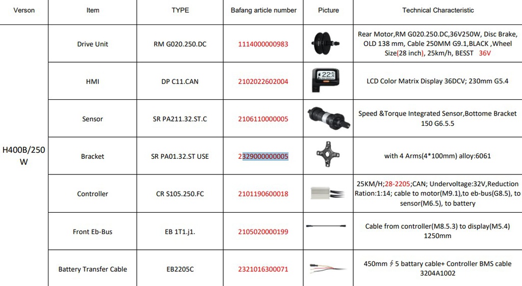 Bafang h400b cheap